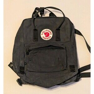 Fjallraven Kanken Mini Classic Backpack Black Small Book Bag 23510 School